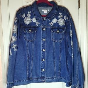 121- Glamorous Curve denim jacket size 16